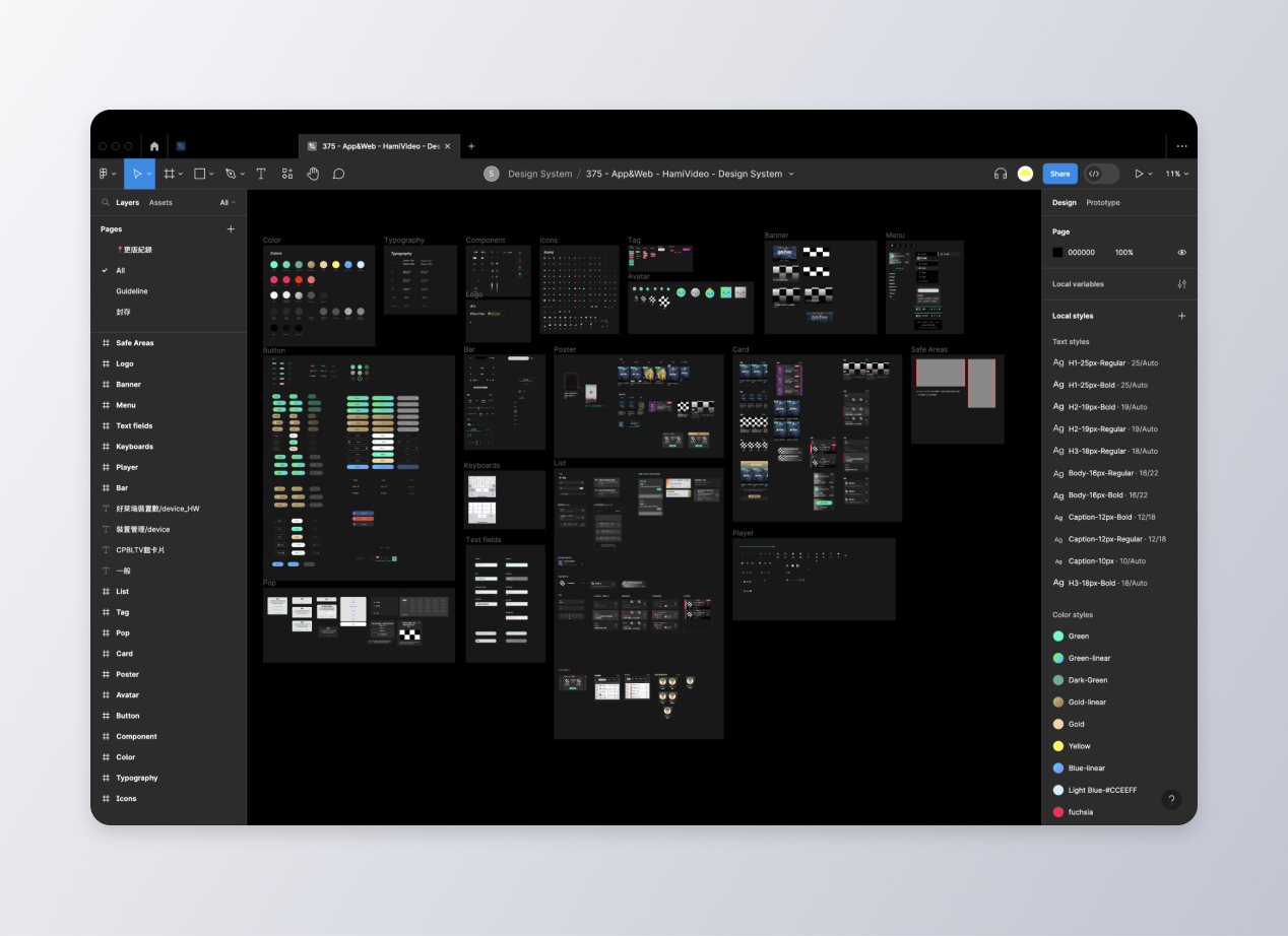 HamiVideo Design System 創建